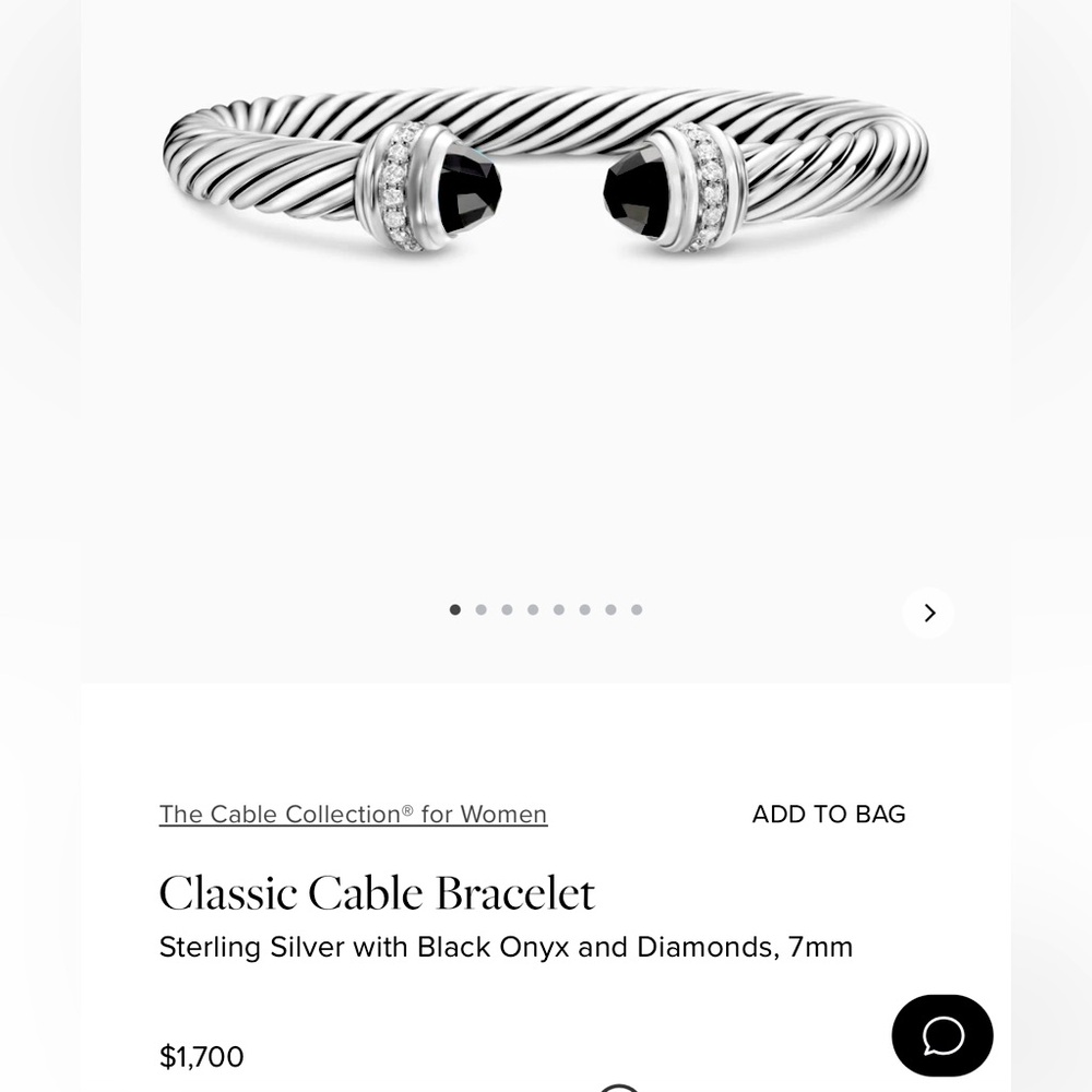 David yurman cable bracelet